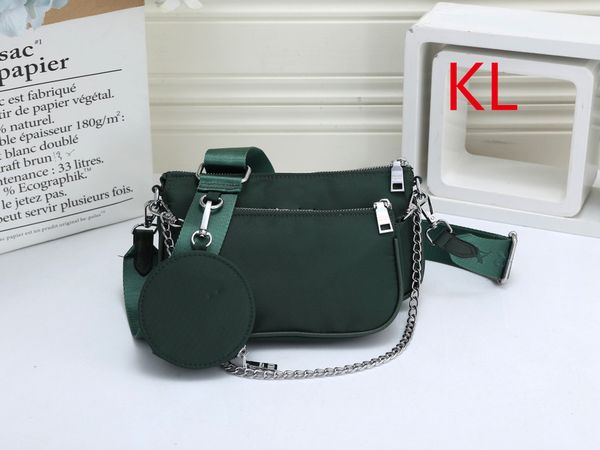 

fashion new designer handbag 3 pieces fashion women's cross body bag nylon shoulder bag designer tote bag wallet