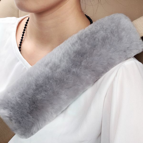 

2020 новая мягкая теплая автокресло крышка ремня wool плеча pad дети дети seatbelt крышки утолщенные плюшевые шеи