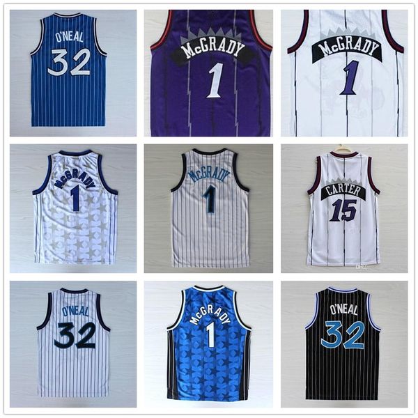 

high-quality 32 o'neal jersey penny 15 carter jerseys tracy 1 mcgrady jerseys stitched college shirts mens vince 1 hardaway shirt baske, Black