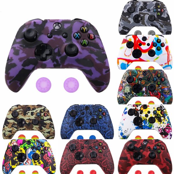 

v4xvh новый силиконовый чехол (3 кожи для контроллера xbox 360 camo cover colors package