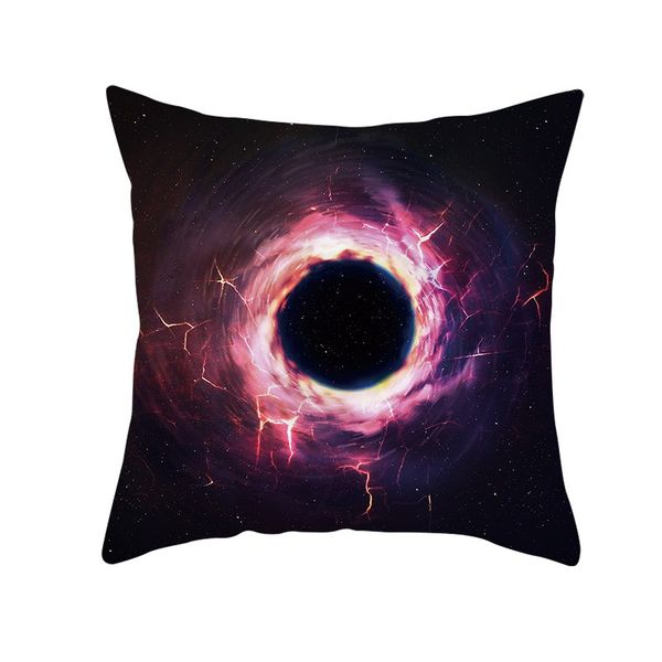 

wholesale 45cmx45cm 3d linen blend einstein black hole pillow cases luxury soft pillow case bedroom home office decorative