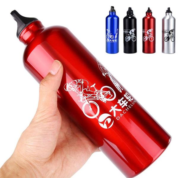 

открытый 750мл воды питьевая бутылка карабин кемпинг велоспорт кубок алюминий