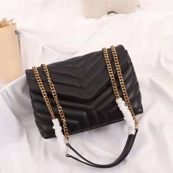 

gg large capacity ladies leather handbag 30cm new women bag high end design striped lambskin messenger bag luxury shoulder bag