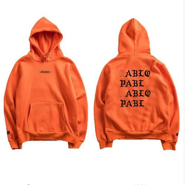 

kanye west hoodie fashion club brand sweatshirt men and women paranoid letter print hoodie men west pablo hoodie1a43#, Black
