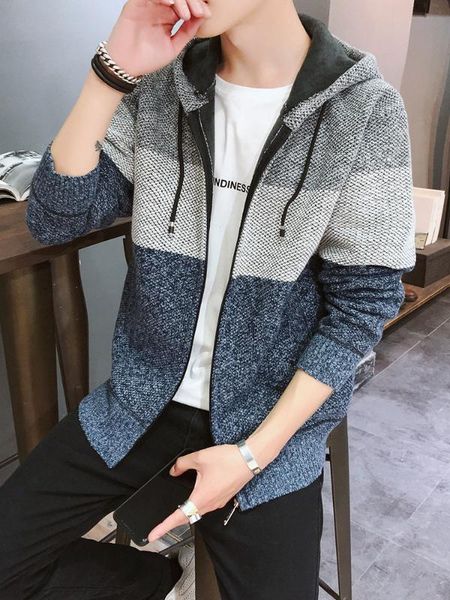 

пальто мужчина сыпучая осень и зима одежда casual красивого jacket серого колледж бейсбол толстовка плюс размер одежды открытого gg50jk, Black;brown