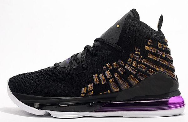 

fashion james mens basketball shoes equality oreo bred lebron 17 battleknit designer cushion baskets sports sneaker men trainer size 7-12 09