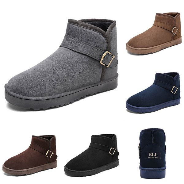 

new arrival snow ankle boots mens gery flat shoes women black borrow yellow blue fashion classic winter warm boots size36-45, White;red