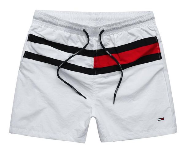 

2020wholesale mens shorts casual solid color board shorts men summer style beach swimming shorts men sports short, White;black