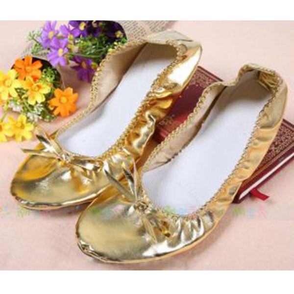 

leather belly shoes dance shoes yoga gym shoes for wedding, party, performance, Blue