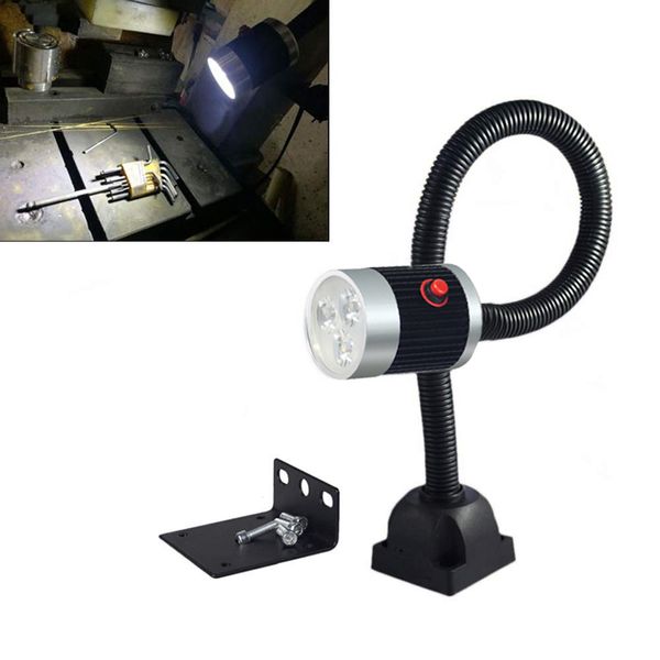 6W 500mm LED para máquina fresadora luz industrial CNC torno ferramenta luz LED máquina de trabalho lâmpada 90-220V