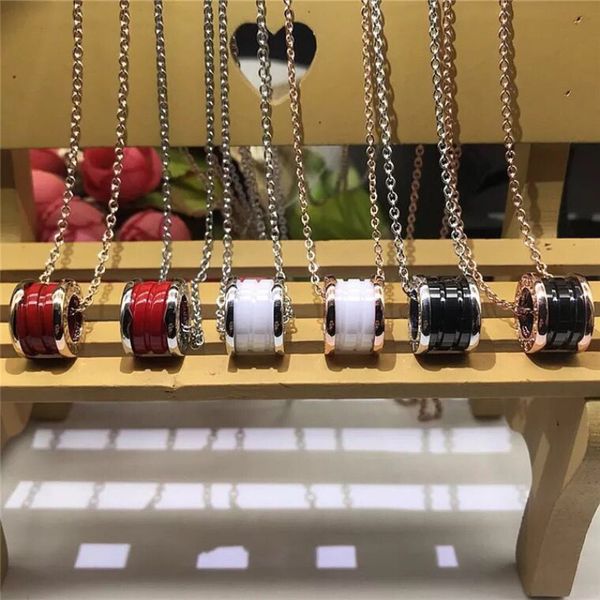 

Новые роскошного ЖЕНСКОГО ожерелье винтового ожерелье подвеска из розового золо