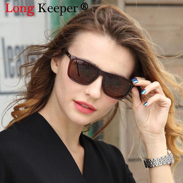 

длинные хранителем поляризованные очки мужчины винтажная площади солнцезащитные очки 2018 горячие продажа женщины eyewears аксессуары защитн