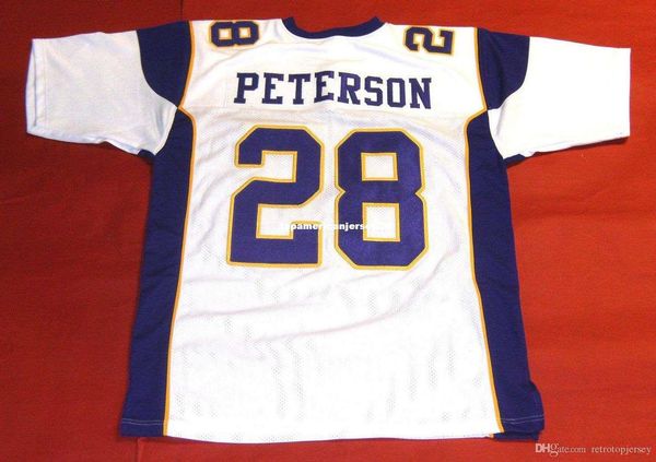 

retro #28 adrian peterson custom mitchell & ness jersey rb mens stitching s-5xl,6xl football jerseys running, Black;blue