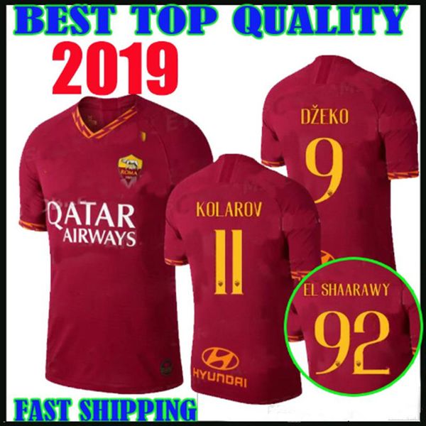 

19 20 rome home away occer totti roma dzeko port de ro i jer ey 2019 2020 el haarawy nainggolan football hirt