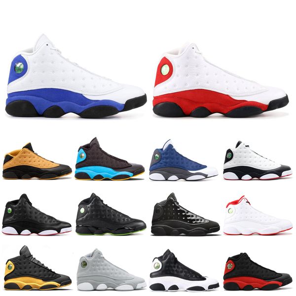 

13 13 cap and gown men ba ketball hoe chicago hi tory of flight port hoe hyper royal playoff neaker, Black;green