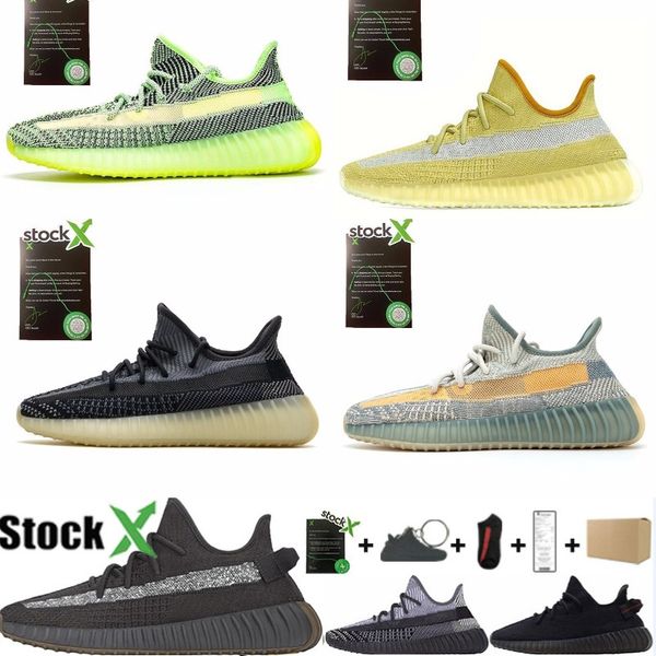 

kanye west static running shoes new israfil cinder desert sage earth tail light zebra womens mens trainers sneakers size 13 luxky j#006272