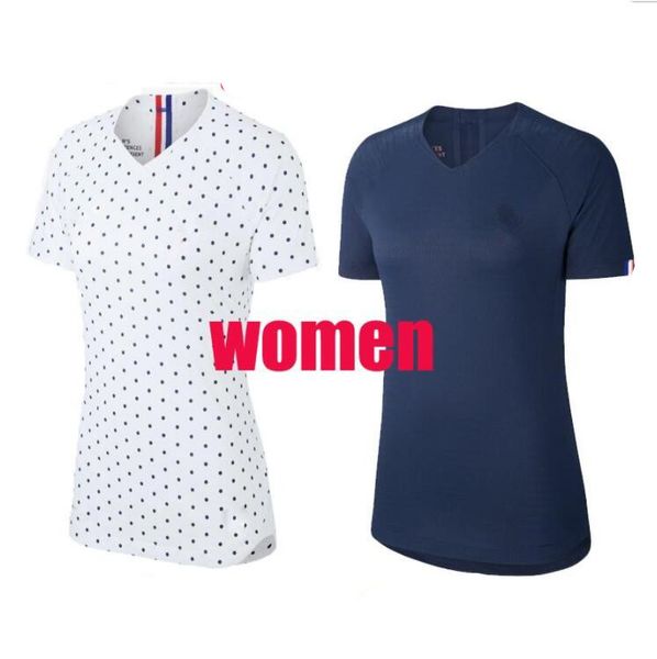

thailand 2019 women world cup frances soccer jersey griezmann mbappe female 19 20 french shirt pogba kante girl football francia, Black;yellow