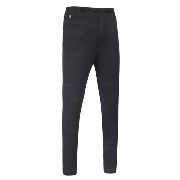 

electronic heat pants stretch heating pants men heated ski pant, Black