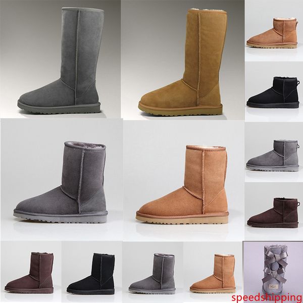 

fashion women winter boots over the knee thigh high ankle snow australia boot classic girl womens mini bailey booties