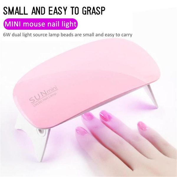 

portable mini uv led lamp nail art polish gel dryer 6w usb cable uv led lamp prime gift for home travel use