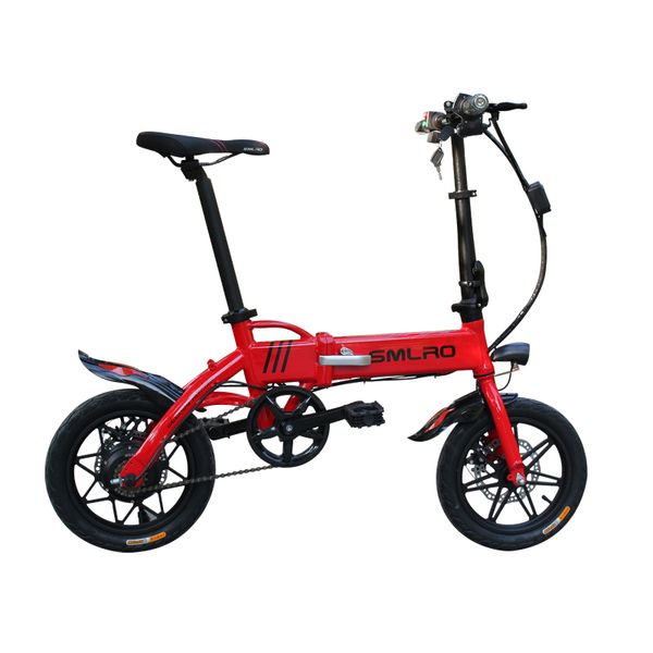 

14ef factory sale 14 inch folding aluminum alloy electric bicycle, Silver;blue