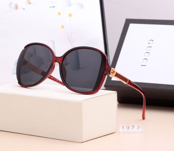 

driving cycling sunglasses hd lens fashion atmosphere men luxury designer brand 1l gg sunglasses 1l uv400, Black