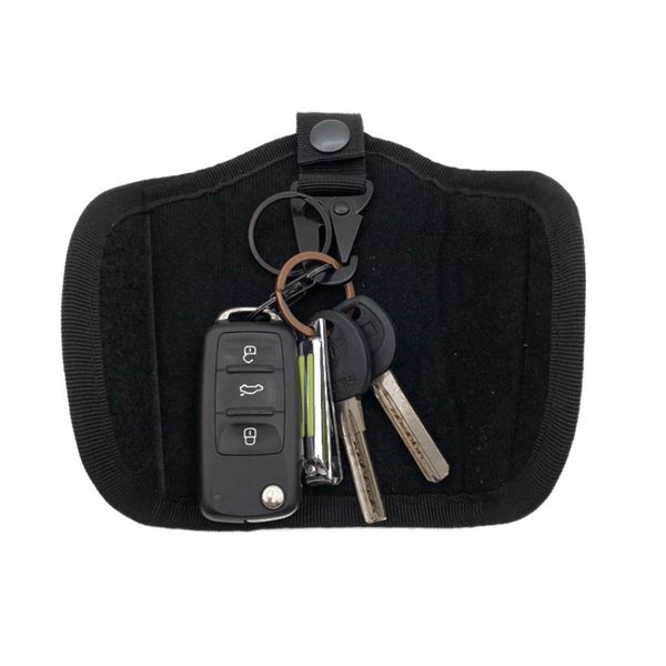 

men women key holder organizer nylon bag wallet running jogging multifunction key case mini sports bag