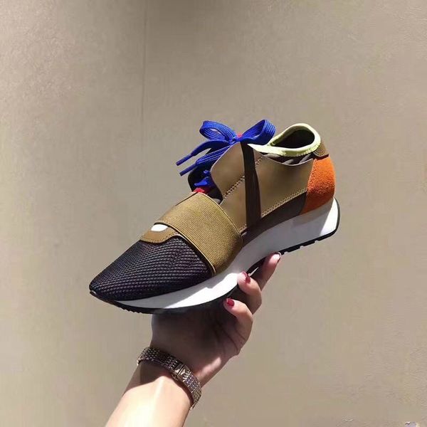 

new designer shoes mens casual shoes 2019 new fashion flats runners racer shoes womens 36-45, Black