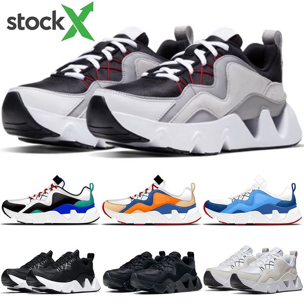 

og women brand ryz 365 designer running shoes men grey triple white blue sport sneakers trainer, White;red