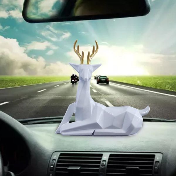 

new alloy all the way peace deer car ornaments creative car interior jewelry gift crafts