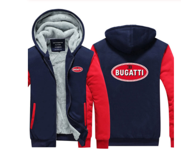 

winter jacket for men fashion business men's thicken bugatti sweatshirt warm men zipper outwear coat hooded men's jacket