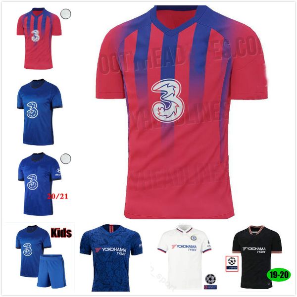 

20 21 soccer jersey ziyech lampard football shirt abraham camiseta de futbol mount werner 2020 2021 pulisic kante maillot de foot, Black;yellow