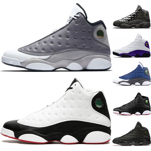 

13 cap and gown 13s rivals men basketball shoes atmosphere grey he got game mens designer trainer sports sneakers wholesale