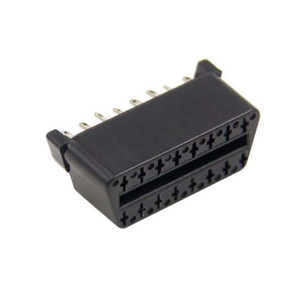 

j1962f obd2 16 p female connector obdii 16p obd2 obdii extension cable code readers & scan tools