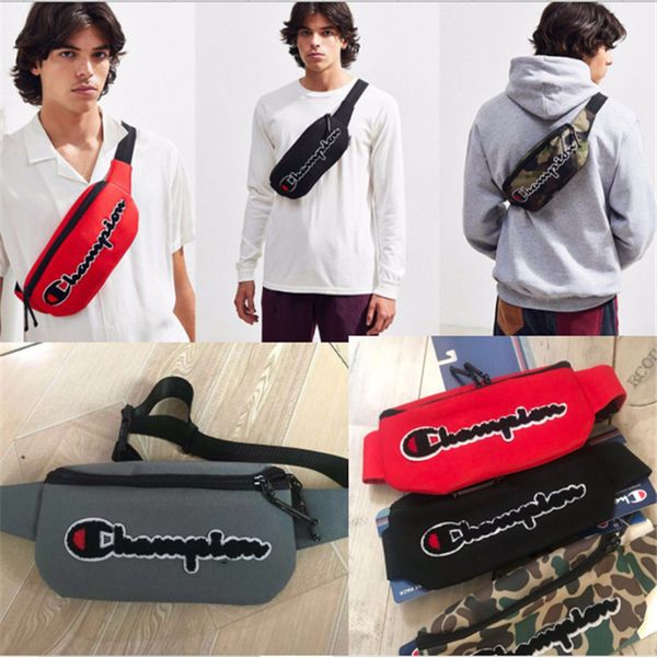 

champions canvas waist bag designer fanny packs letter print cross body mini shoulder bags chest messenger travel brand bags b3141