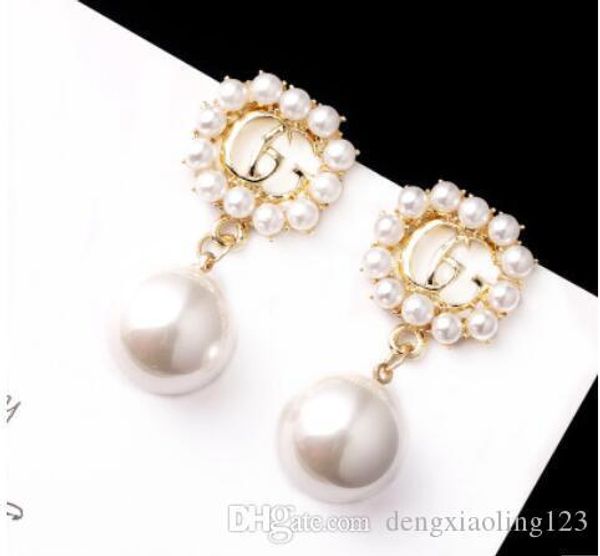 

новый дизайнер полный горный хрусталь письмо кисточкой серьги для женщин мода серьги стержня ювелирные изделия подарки золото и серебр3, White