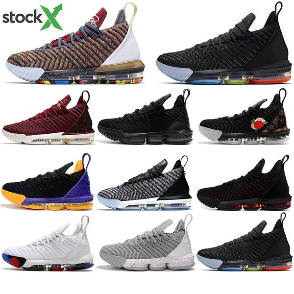 

2020 sale lebron shoes james 16 16s basketball shoes men 1 thru 5 court purple martin bred mens designer trainers sneakers sports 40-46