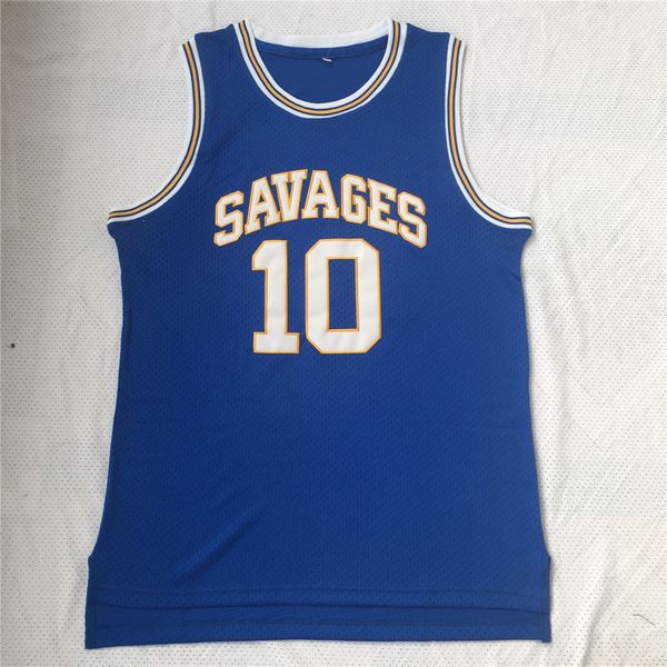 

ncaa savages #10 dennis rodman basketball jersey college jerseys, Black
