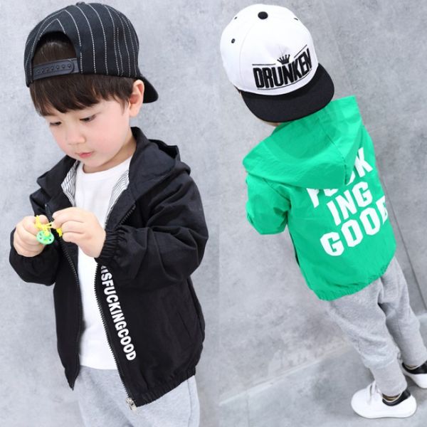

children's clothing boy autumn coat male baby korean children's spring and autumn jacket, Blue;gray