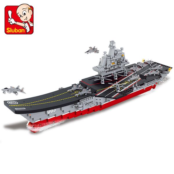 

0399 aircraft carrier combat group series 1 / 450 small aircraft carrier children puzzle assembled plastic building block toys