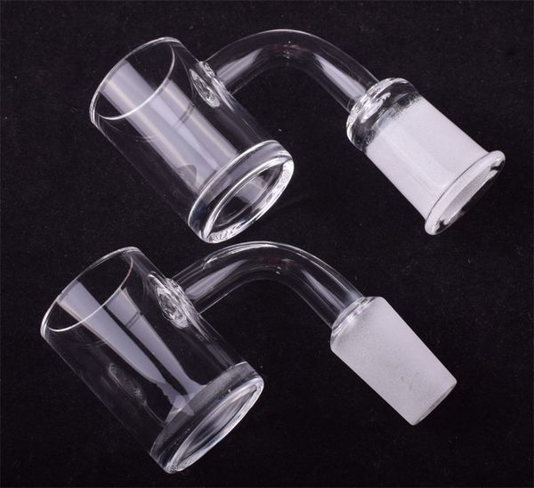 

New Artwork HQ Quartz Banger with 25mm 2mm Thick Beveled Banger Heady Nail Domeless Artist Art Quartz Cold Work Good Joint Nails