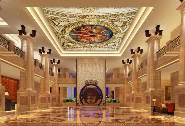 

пользовательские любого размера фото ренессанса классического зенит настенной 3d потолки фреска обои