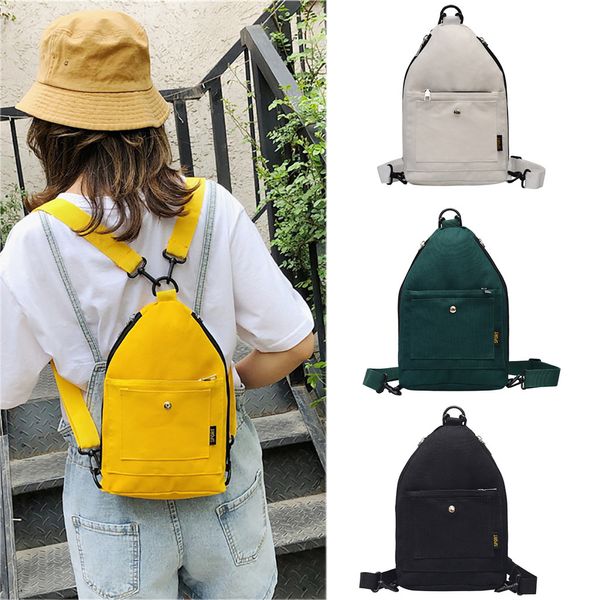 

kkmhan brand women fashion casual wild shoulder bag simple solid color travel backpack dropshipping zainetto donna sac bolsos