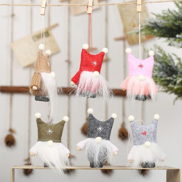 

christmas ornaments gift santa claus snowman tree toy doll hang decorations christmas decorations for home decor