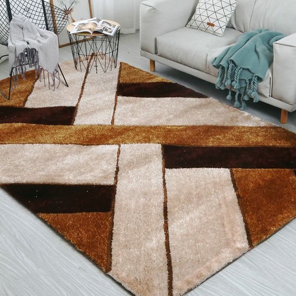 Korean Silk Thicker Bedroom Carpet Area Rugs For Living Room Alfombras Coffee Table Soft Fluffy 3d Modern Rug Floor Carpet Decor Carpet Tile Designs High End Carpet Brands From Crape 25 44 Dhgate Com
