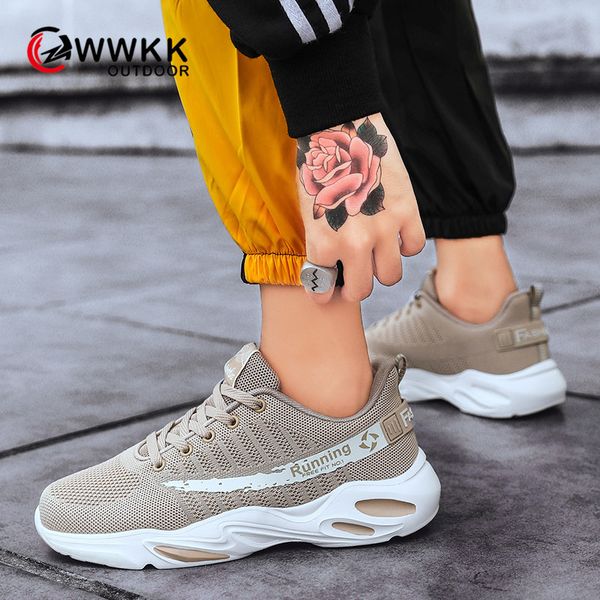 

wwkk autumn male sneakers men casual shoes walking driving office outdoor shoes comfortable lightweight breathable for man