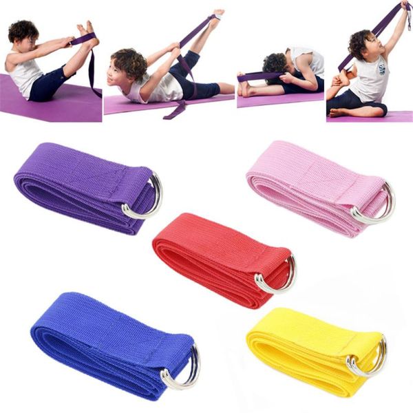 

yoga resistance bands flexibility stretching fitness stretchers strap for ballet cheer gym trainer etretching exercise expander