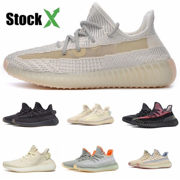 

2020 новые ботинки статическая масло мужчины женщины kanye west v2 повседневная обувь спорт обучение кроссовки eur 35-45 # qa669