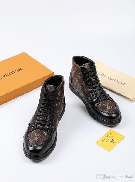 

18ss джокер повседневная высокая помощь весна и осень повседневная мужская обувь спорт 2020 новый холст обувь высокого качества тенденция му, Black