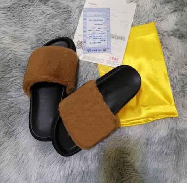 

2020 classic ff brand styles fashion causal slippers men women tian/blooms start print slide sandals outdoor beach flip flops, Black